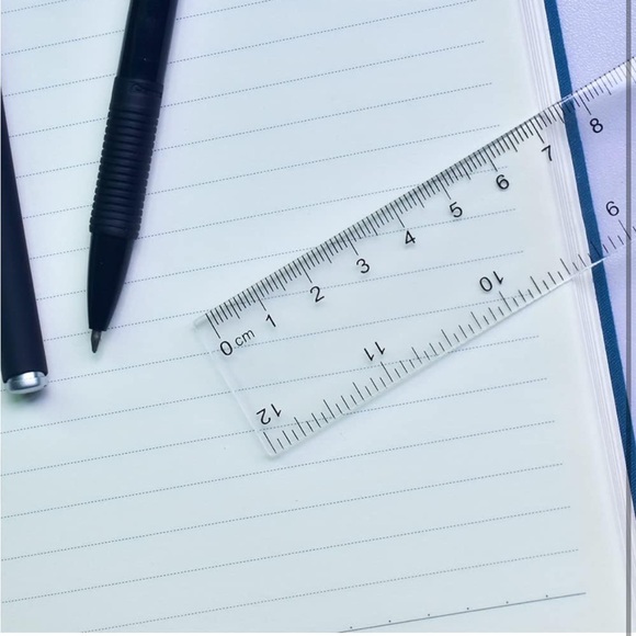 7 pack plastic Colorful Party Ruler Set - Picture 3 of 5